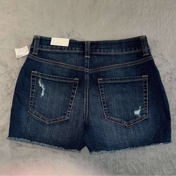 New with Tag Maurices High Rise 3.5” Denim Jean Shorts Size 6 - Picture 10 of 11